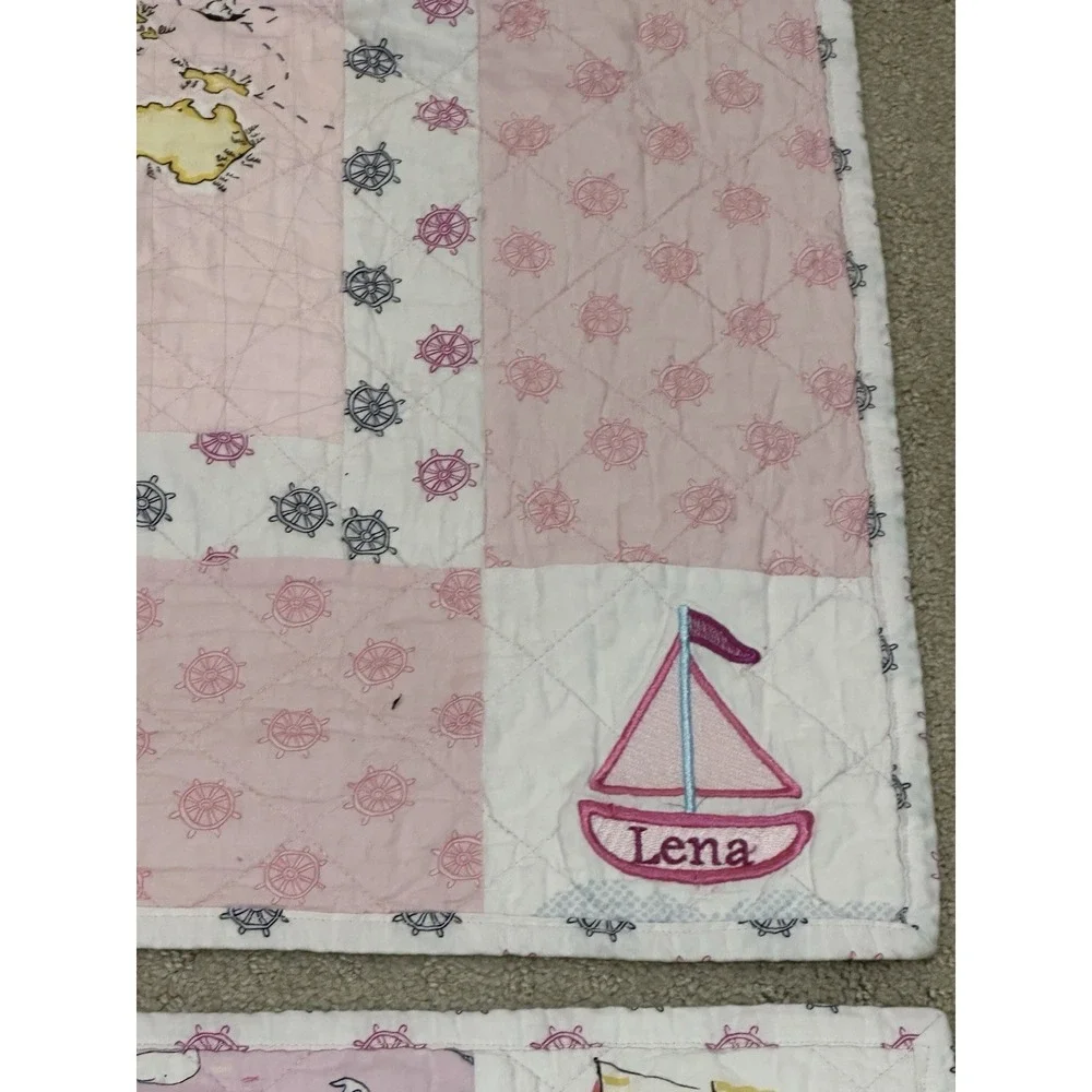 Vintage‎ Mini Quilt Blankets Lot Of 2